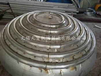 封頭盤管起到保護(hù)管道的作用